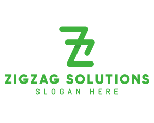 Green Minimalist Letter Z logo design