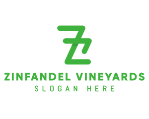 Green Minimalist Letter Z logo design