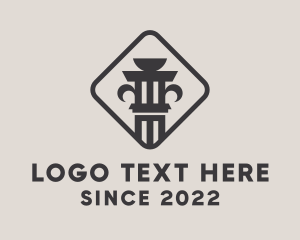 Legal - Legal Diamond Pillar logo design