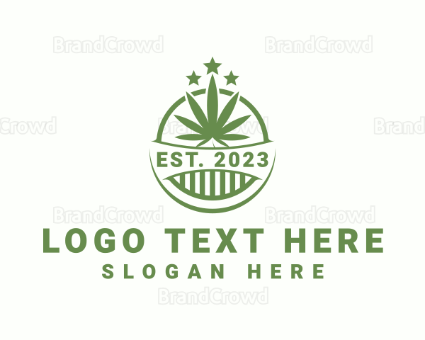 Marijuana Herb Plant Logo