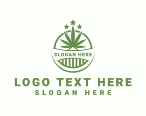 Marijuana Herb Plant Logo