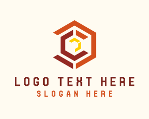 Hexagon - Geometric Hexagon Letter C logo design