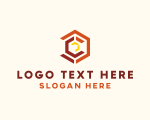 Financial - Geometric Hexagon Letter C logo design