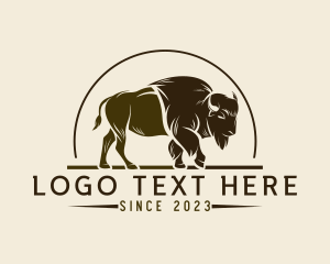 Rodeo - Bison Western Rodeo logo design