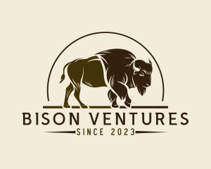 Bison - Bison Western Rodeo logo design