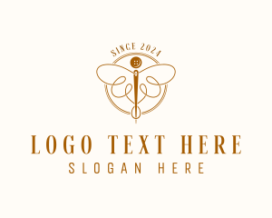 Clothing Designer - Dressmaking Needle Craft logo design