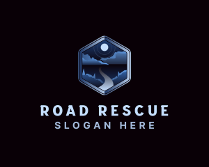 Mountain Road Travel logo design