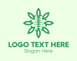 Kinesiology - Green Natural Spinal Cord logo design