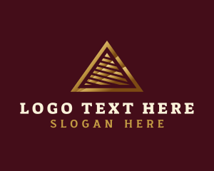 Triangle - Luxury Pyramid Deluxe logo design