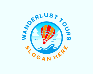 Balloon Travel Tour logo design