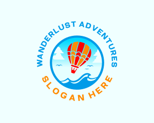 Travel - Balloon Travel Tour logo design