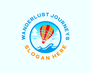 Travel - Balloon Travel Tour logo design