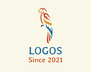 Nature Reserve - Wild Parrot Bird logo design