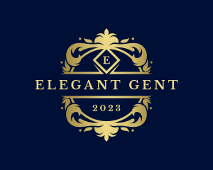 Elegant Ornate Crest logo design