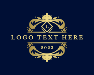 Vintage - Elegant Ornate Crest logo design
