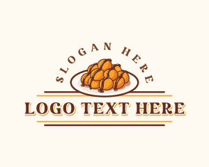 Sweet - Loukoumades Sweet Dessert logo design