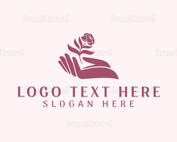 Hand Floral Spa Logo