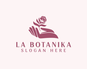 Hand Floral Spa Logo