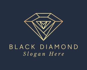 Golden Diamond Jewelry logo design