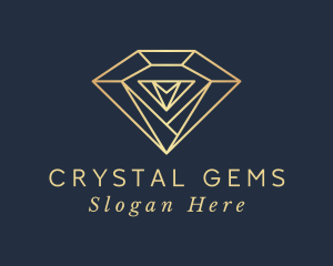 Golden Diamond Jewelry logo design