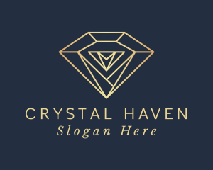 Golden Diamond Jewelry logo design