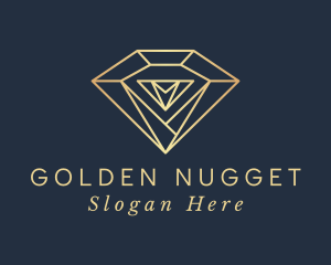 Golden Diamond Jewelry logo design