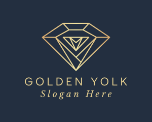 Golden Diamond Jewelry logo design