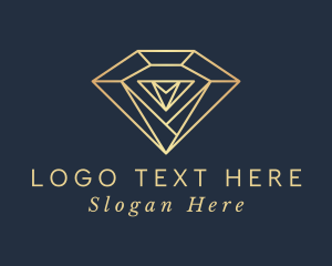 Premium - Golden Diamond Jewelry logo design