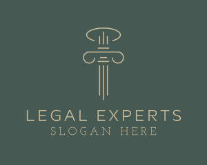 Law - Column Law Attorney logo design