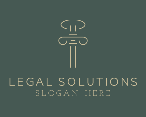 Law - Column Law Attorney logo design