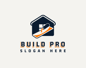 Builder Construction Trowel Logo