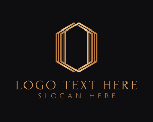 Expensive - Luxury Hexagon Letter O logo design