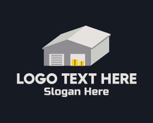 Logistics - Storage House Facility logo design
