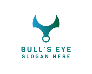 Bull Horn Ring logo design