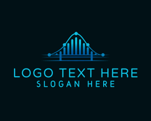 Tune - Music Equalizer Bridge logo design