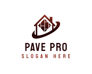 House Floor Tile logo design