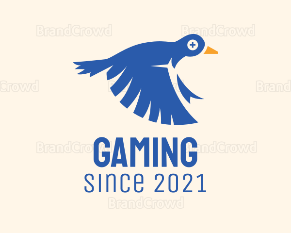 Flying Blue Pigeon Logo