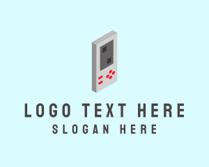 Super Mario - Retro Gaming Console logo design