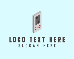 Console - Retro Gaming Console logo design