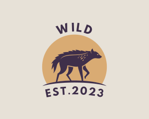 Wild Hyena Safari logo design