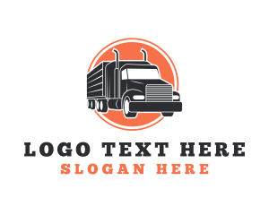 Distribution - Trailer Truck Mover logo design