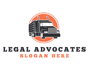 Truck - Trailer Truck Mover logo design