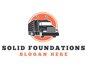 Freight - Trailer Truck Mover logo design