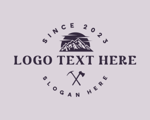 Mountain Trekking Badge Logo