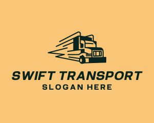 Conveying - Fast Truck Logistics logo design