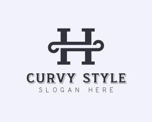 Curvy - Classic Company Letter H logo design