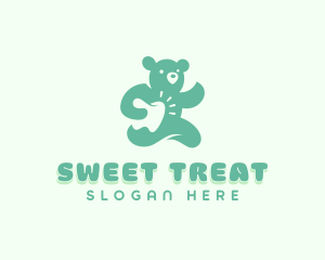 Dentist Bear Tooth logo design