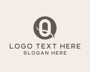 Letter Q - Generic Swoosh Brand Letter Q logo design