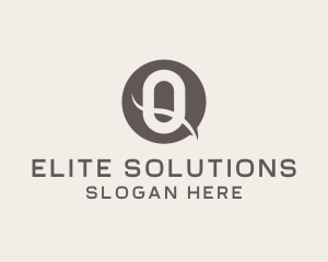 Company - Generic Swoosh Brand Letter Q logo design