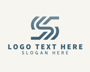Banking - Generic Stripe Letter S logo design